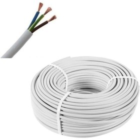 Resim Başlıksız 3x2,5 Kars Kablo 1 Metre Beyaz 