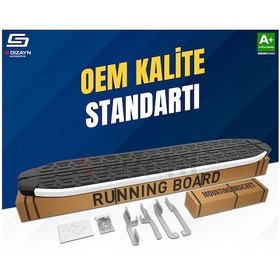 Resim S-dizayn Vw Caddy 4 Evo Aluminyum Yan Basamak 193 Cm 2020 Üzeri 