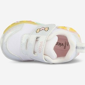 Resim Vicco Meli Kız Bebek Işıklı İlk Adım Sneaker Beyaz 