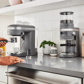 Resim Kitchenaid 5KCG8433EMS Kahve Öğütücü, Gümüş Madalyon 