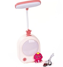 Resim MUKKO HOME Figürlü Temalı Şarj Edilebilir Masa Lambası - USB Şarjlı Çocuk Ders Lambası 