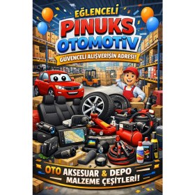 Resim PINUKS Direksiyon Topuzu Lux Krom Oto Aksesuar Premium 