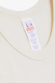 Resim Breeze Erkek Bebek Çıtçıtlı Atlet Zıbın Body Bebek Baskılı 9 Ay-3 Yaş, Krem 