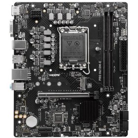 Resim MSI PRO H610M-E 5600MHZ(OC) HDMI VGA M.2 1700p 