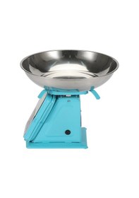 Resim Mavi 30kg/1g Dijital Kefeli Terazi-pilli & Adaptörlü, P.çelik Tepsi, Tutar Hesaplama Elektronik Tartı 