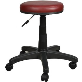 Resim Bürocci Plastik Ayaklı Tabure-Bordo-2999G0102 