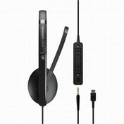 Resim Sennheiser Epos Adapt 165 USB+Jaklı Duo Siyah Kulak Üstü Kulaklık 