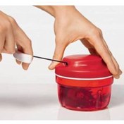 Resim Tupperware 3 Bıçaklı Ipli El Rondosu Ip Çekmeli Soğan Doğrama Doğrayıcı 