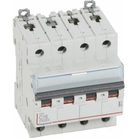 Resim Legrand Trifaze Dört Kutuplu 4X16A C Tipi Otomatik Sigorta 10KA 409336 