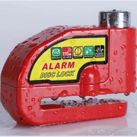 Resim Lk 303 Motosiklet Disk Kiliti 110 Db Kırmızı 
