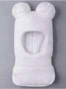 Resim Sweet Moment Çocuk Kışlık Örgü Şapka Kask 132648503 Beyaz 