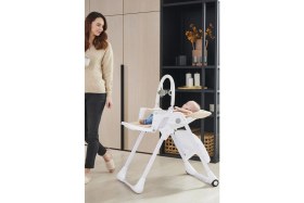 Resim Kinderkraft Tummıe 2in1 Çocuk Mama Sandalyesi ve Ana Kucağı 