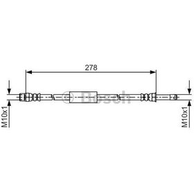 Resim BOSCH 1987481617 FREN HORTUMU 