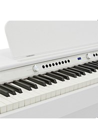 Resim Ringway Rp-120wh Dijital Piyano - Beyaz Orta Seviye - Konsol Tipi 88 Tuş Tam Ağırlıklı Çekiç Aksiyonlu Klavye Hammer Action , 64 Polifoni, Dahili Eğitim Modları Ve Şık Beyaz Kabin Ölçüler: 1390 X 420 X 820 Mm 