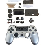 Resim YUES Playstation 4 Uyumlu Kasa Joystick V1 Full Kasa Tuş Takımı Silver 