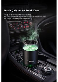 Resim Araç İçi Aroma Difüzörü Hava Nemlendirici Şarjlı Oda Ve Araba Kokusu Tcf01 Secret Forest 