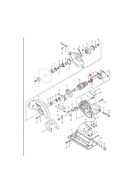 Resim Makita 5008B Rulman 608 Ürün Kodu 210005-4 