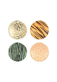 Resim Meri Meri - Safari Plates - Safari Tabak - L - 8'li 