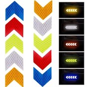 Resim MOTOYEL REFLEKTİF STİCER SET 10 ADET (4,5X4CM) NEON 