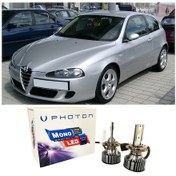 Resim Alfa Romeo 147 Led Xenon Kısa Far Ampulü H7 Mono Yeni Seri Beyaz 