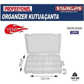Resim Plastik Bölmeli Çanta Organizer 12 Bölme 