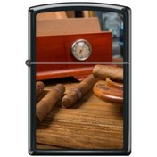 Resim Bıyıklıtobacco Zippo Cuban Cigar And Humidor Çakmak 