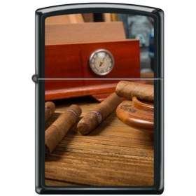 Resim Bıyıklıtobacco Zippo Cuban Cigar And Humidor Çakmak 