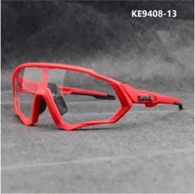 Resim Kapvoe Red Tornado Değişebilir 5 Lens Mtb Polarize Bisiklet Spor Dağ Kayak Gözlüğü 