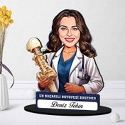Resim En Başarılı Kadın Ortopedi Doktoru Karikatürlü Biblo 