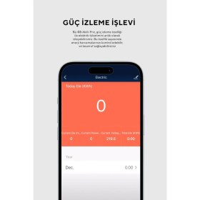 Resim S-Link Sl-03 16A Akım Korumalı Akıllı Priz Rgb Işıklı 2.4 G Wıfı&bt Tuya Destekli 