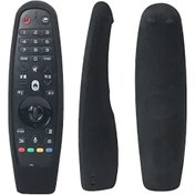 Resim Hfambition Lg Tv Kumanda Koruyucu Kılıfı An-mr600/mr650a İçin Silikon Kapak, Siyah, 191x53x38mm, Korumalı Ve Kullanıma Kolay 