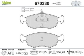 Resim Fiat Siena 1.6 16V Ön Fren Balatası VALEO Marka 77362180 