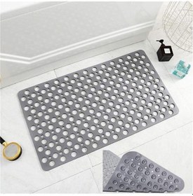Resim İsgstore 1 Adet Gri 66 Vantuzlu Banyo Duş Kaydırmaz Paspas Diğer 
