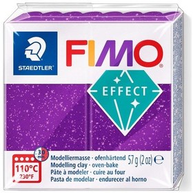 Resim Staedtler Fimo Effect Polimer Kil 602 Purple Simli 
