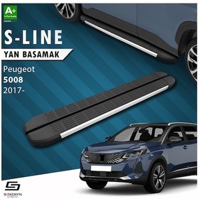 Resim S-Dizayn Peugeot 5008 2 S-Line Aluminyum Yan Basamak 203 Cm 2017 