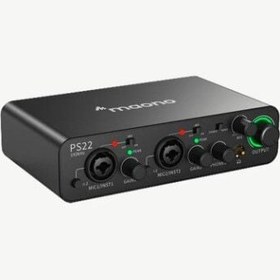 Resim Maono PS22 ProStudio 2x2 USB Ses Kartı Siyah 