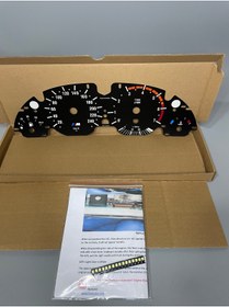 Resim Bmw 5 Serisi E39 (1996-2003) BMW E39 BENZİNLİ M LOGOLU 240 KMH SİYAH GÖSTERGE ZEMİN KAĞIDI 