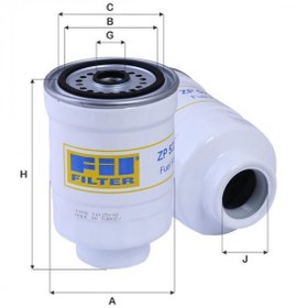 Resim FİL ZP522F YAKIT FİLTRESİ HYUNDAİ ISUZU KİA MITSUBISHI 