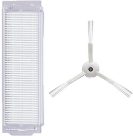 Resim Xiaomi Mop Pro Hepa Filtre 1 Adet,s55 Beyaz Yan Fırça 1 Adet 