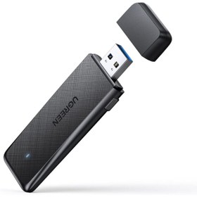 Resim salesalbutik AC1300 USB 3.0 1300Mbps 2.4/5Ghz Wi-Fi Kablosuz Alıcı Ağ Adaptörü 