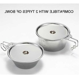 Resim Pazly Yürüyüş Tenceresi Sierra Paslanmaz Kupa, 310ml/s360, Kamp Kahve Kompakt Kase, Dağ Yürüyüşü Ov Çelik, Çok Renkli Çok Renkli 