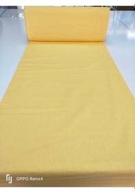 Resim Metrelik Kumaş Nevresimlik Kumaş 100x240 Cm Sarı 