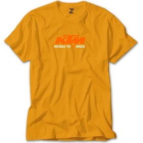 Resim Ktm Ready To Race Text Sarı Tişört Sarı 