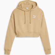 Resim CLASSICS Kadın Crop Kapüşonlu Sweatshirt 