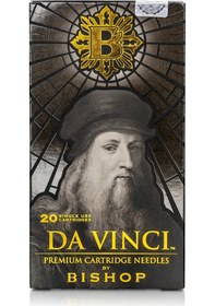 Resim Bishop Davinci V2 1014 Rslt Round Shader Bugpin Long Taper Kartuş Dövme İğnesi 