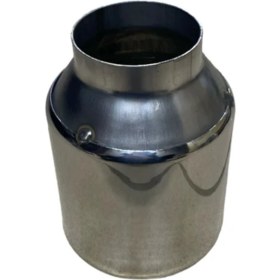 Resim Krom Yuvarlak Model 120 mm Tekli Egzoz Ucu | Paslanmaz Çelik & Şık Tasarım 