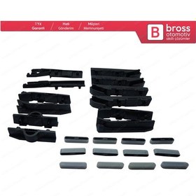 Resim Nissan Qashqai 2 için Panoramic Sunroof Perde 24 Lü Tamir Seti N11.10617 