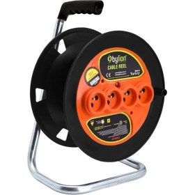 Resim AyrStore Boş Makara Sarım Makarası Kapaksız 4 Prizli Seyyar Kablo Makarası 