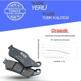 Resim Bmw G310 Arka Fren Balatası Bak Brakes 