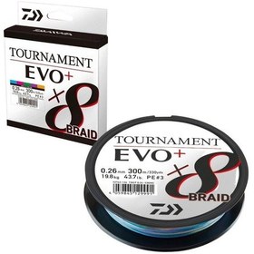 Resim Daiwa Tournament Evo+ 8B Multicolor İp Misina 300M - 16Mm 